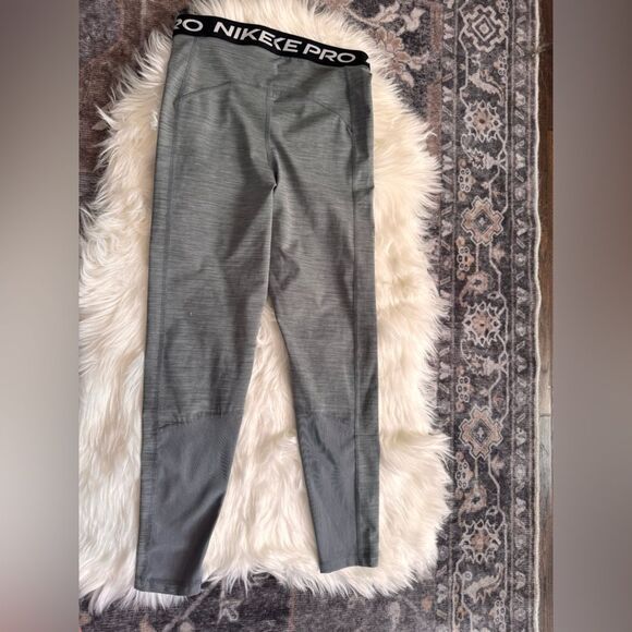 WOMEN'S NIKE PRO 365 HIGH RISE 7/8 LEGGINGS GRAY Sz S - Picture 7 of 7